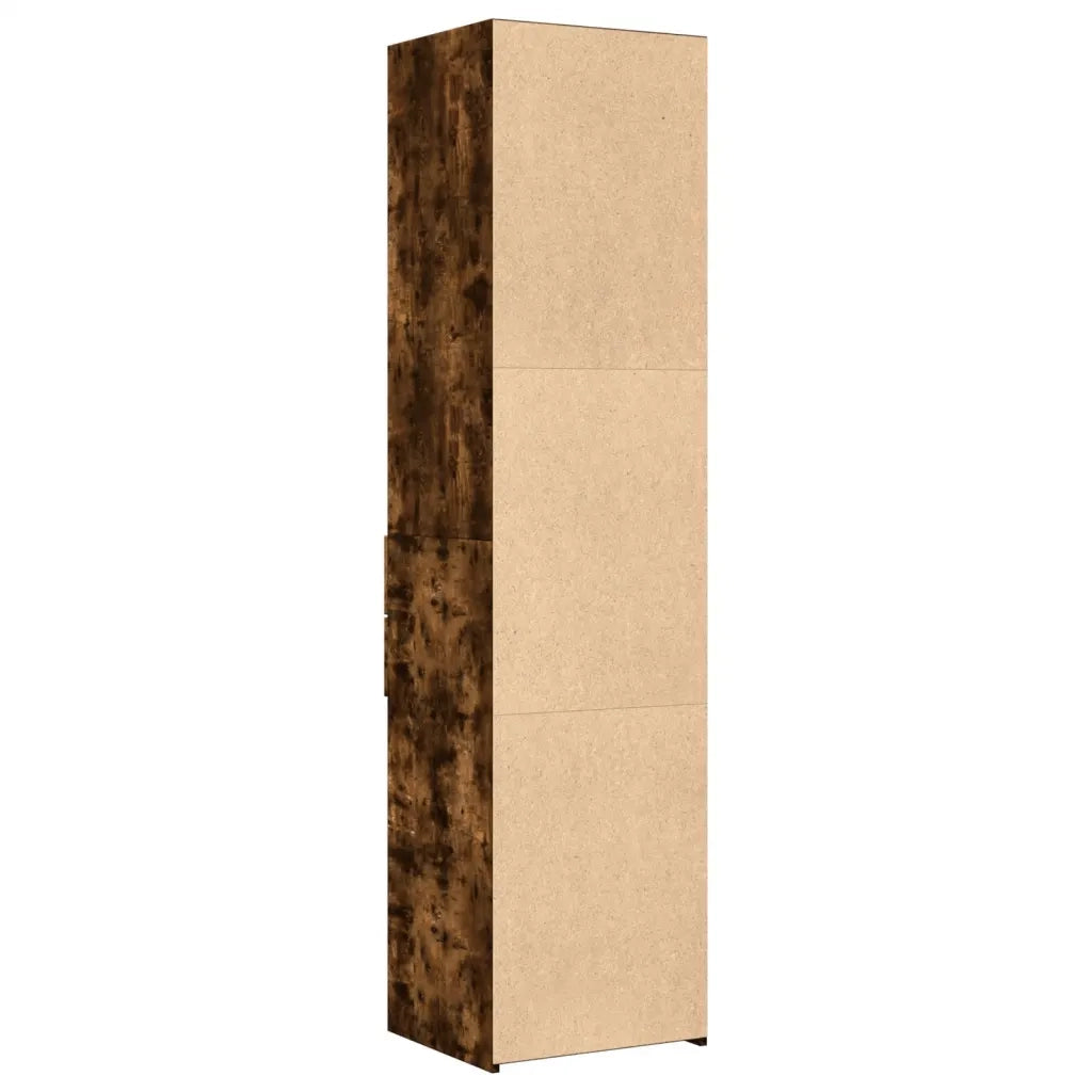 Credenza Rovere Fumo 45x42,5x185 cm in Legno Multistrato