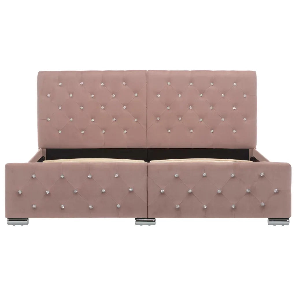 Giroletto Rosa in Velluto 160x200 cm 286827