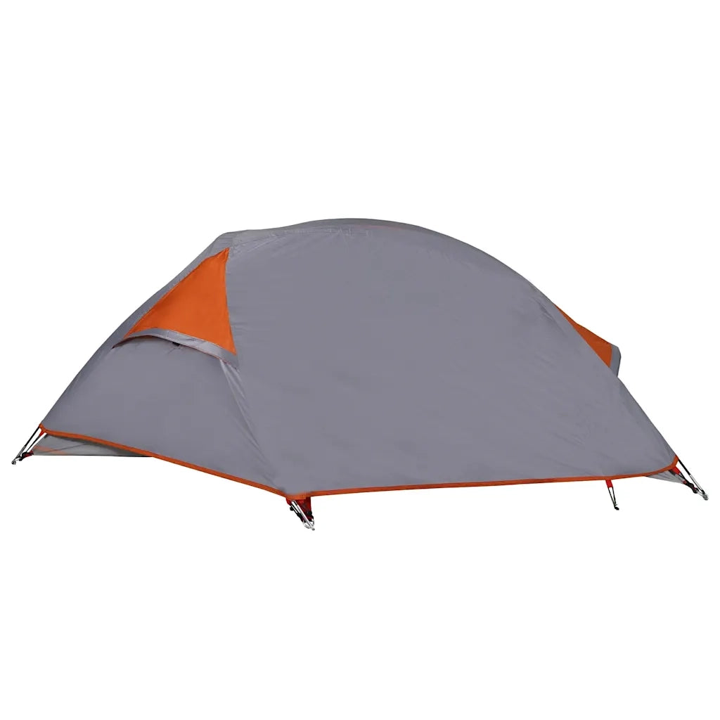 Tenda da Campeggio a Cupola 1 Persona Arancione Impermeabile 94561