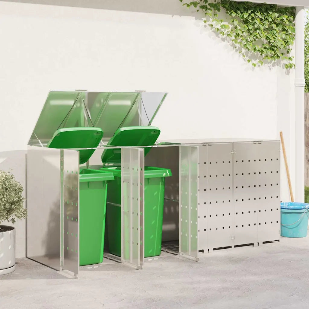 Contenitore per Rifiuti per 3 Bidoni 340 x 77.5 x 115.5 cm