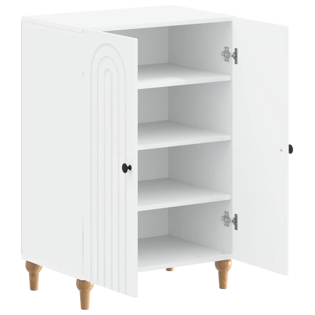 Mobile per scarpe ALKMAAR 59,5 x 39,5 x 90 cm Bianco 896205
