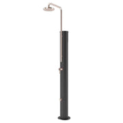 Doccia solare piscina con lavapiedi CHROME in acciaio 304 Astralpool - Doccia Solare Piscina Con Lavapiedi Chrome In Acciaio 304 Astralpool Doccia Solare Piscina Con Lavapiedi Chrome In Acciaio 304 Astralpool Antracite -
