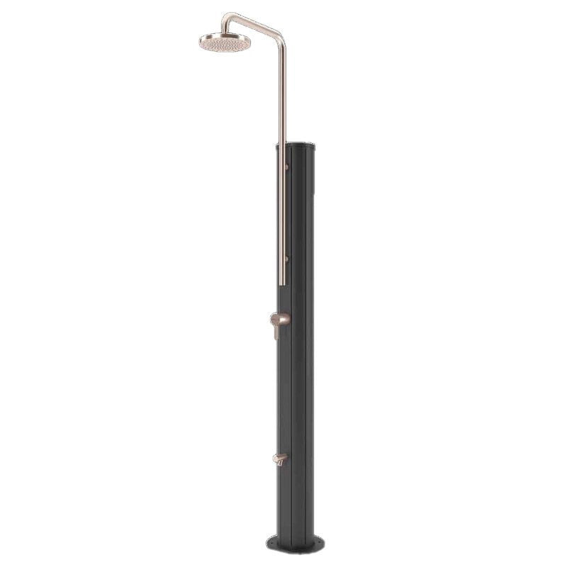 Doccia solare piscina con lavapiedi CHROME in acciaio 304 Astralpool - Doccia Solare Piscina Con Lavapiedi Chrome In Acciaio 304 Astralpool Doccia Solare Piscina Con Lavapiedi Chrome In Acciaio 304 Astralpool Antracite -