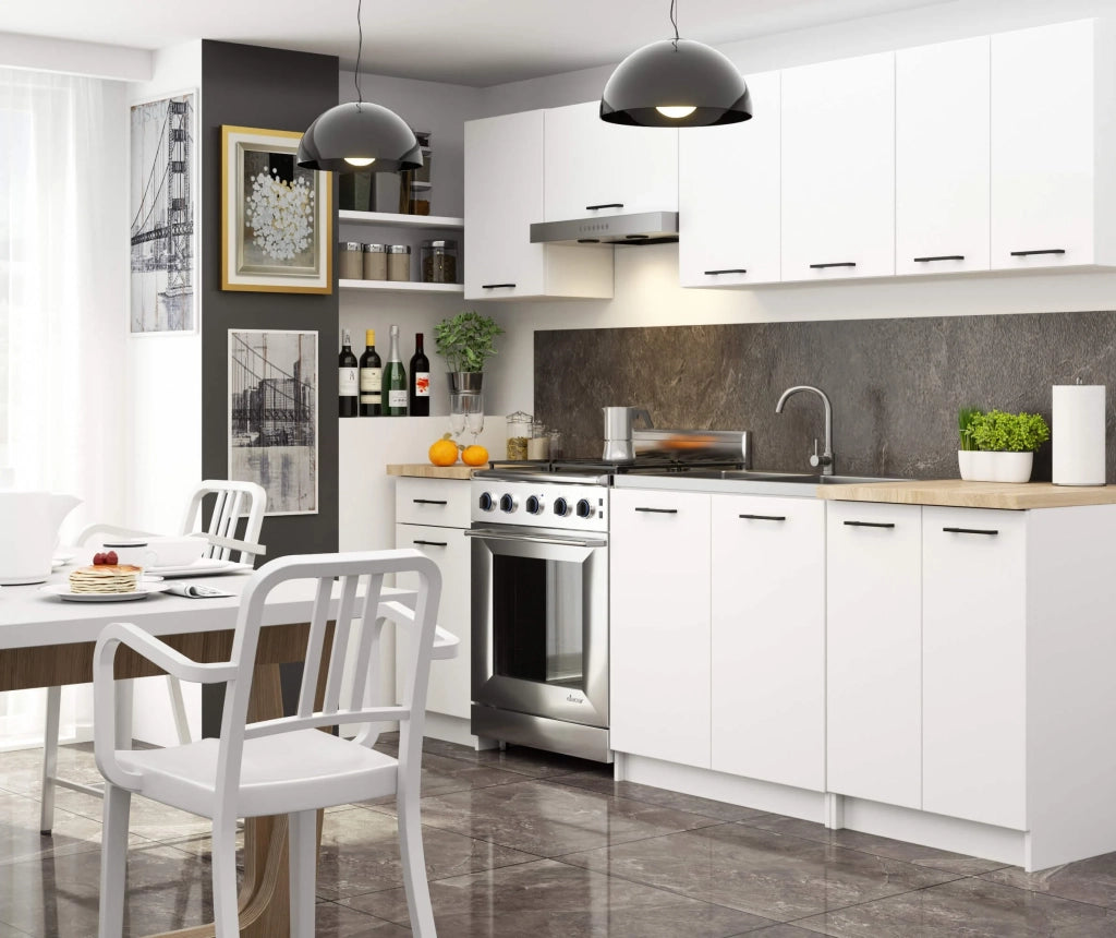 Mobile da cucina pensile sistema AKORD OLIWIA Bianco 60 cm 2 ante 60x30x58 cm