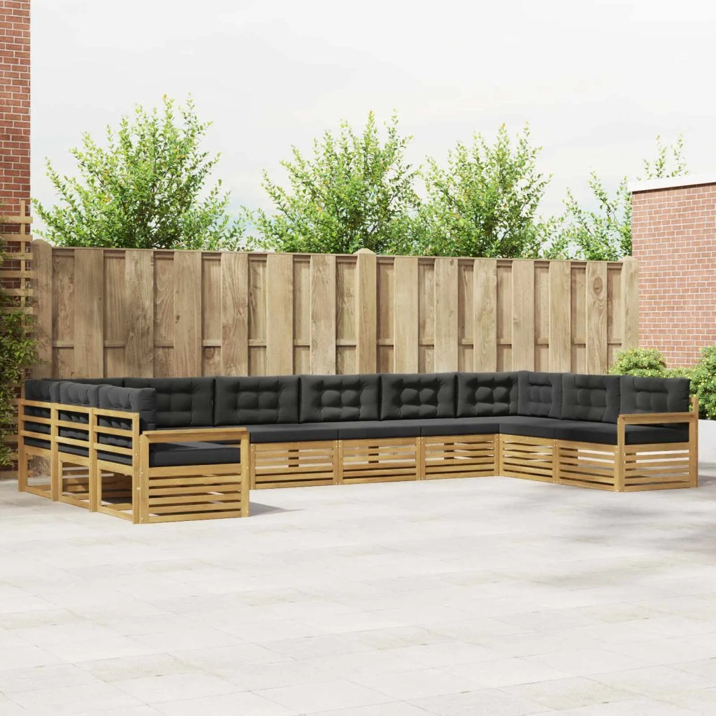 Set divani Legno di Acacia Massello