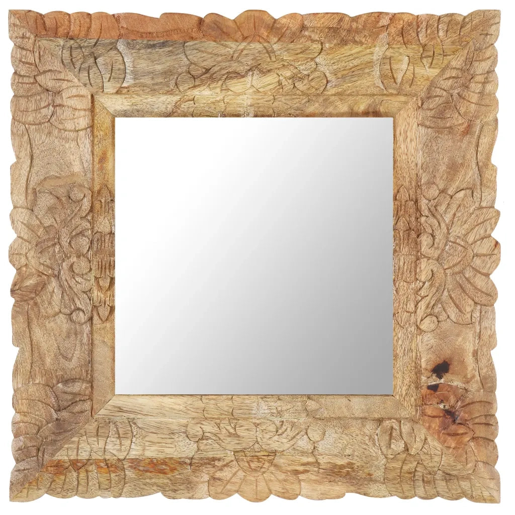 Specchio 50x50 cm in Legno Massello di Mango cod mxl 55720