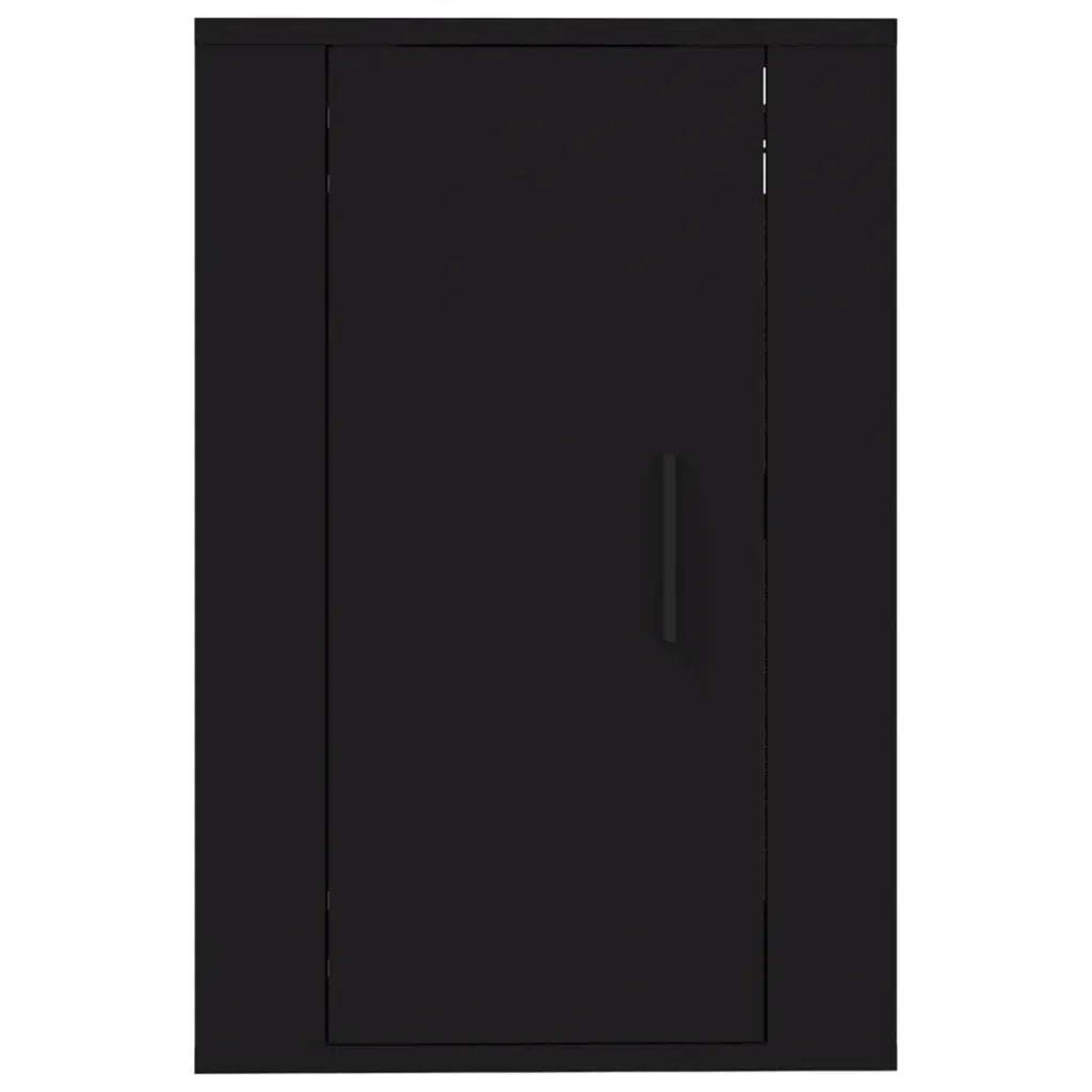 Mobili Porta TV a Parete 2 pz Nero 40x34,5x60 cm
