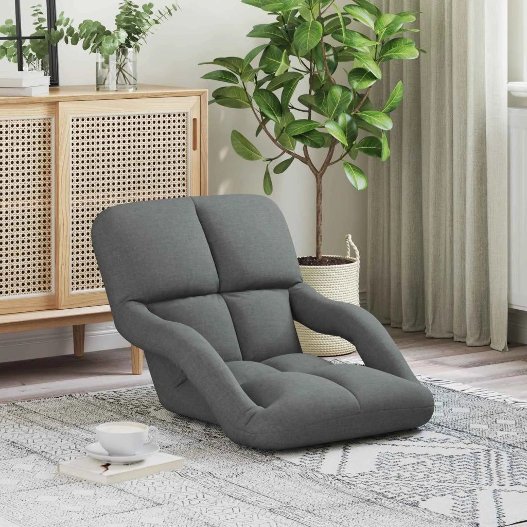 Sedia a pavimento regolabile Grigio Scuro 58 x 62 x 58 cm 42028126