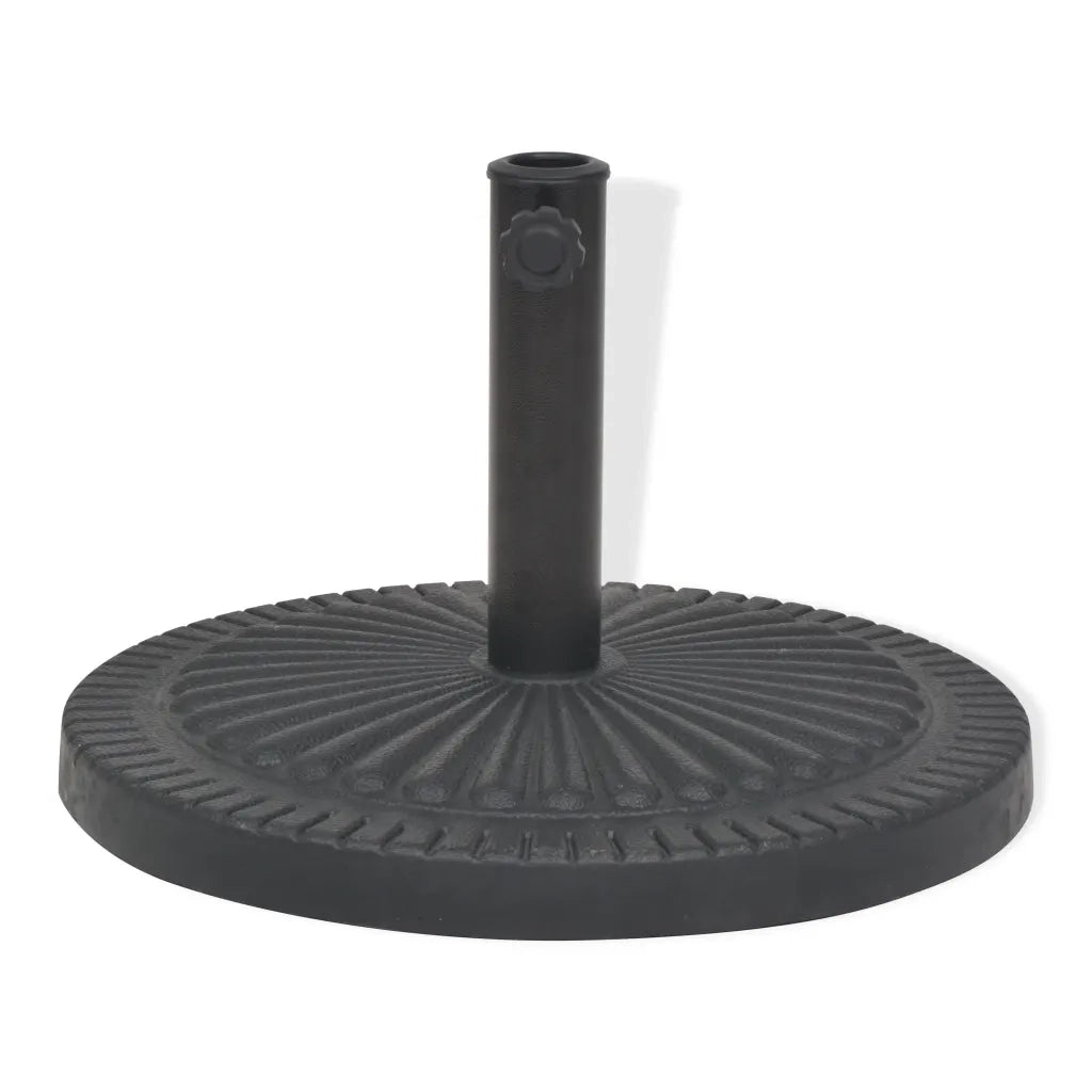 Base per Parasole Circolare in Resina Nera 14 kg CFW4626829