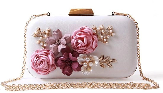 Borsa da sera in pelle per donne, portamonete per bambine, clutch per prom, taschino per ragazze