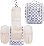 Toilette per Bambini e Signore - Toilette per Signore e Ragazze (Grigio Blu Geruitto (Piccolo))