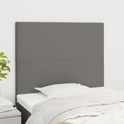 Testiera Grigio Scuro 90x5x118/128 cm Tessuto 3116035