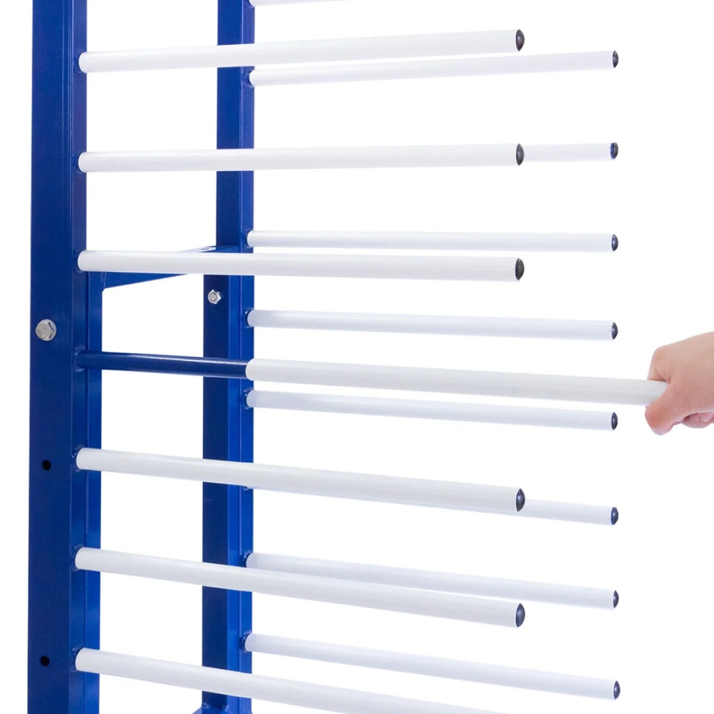 Carrello per Asciugatura Vernici a Spruzzo Combinato x 2 con 4 ruote resistenti 375 kg di capacità