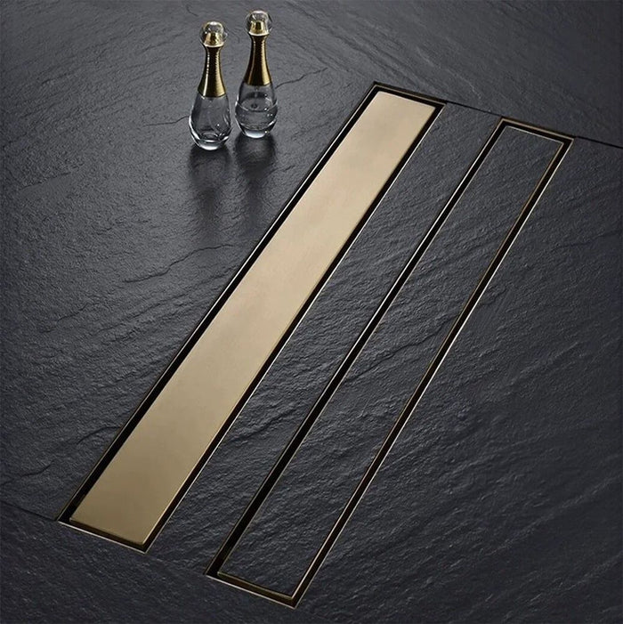 Scarico Lineare Rea Neox Pro Brush Gold 90