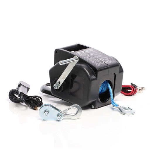 Argano elettrico a fune 12V Verricello a motore fino a 1570kg Motore 350W 1,8m/min Paranco