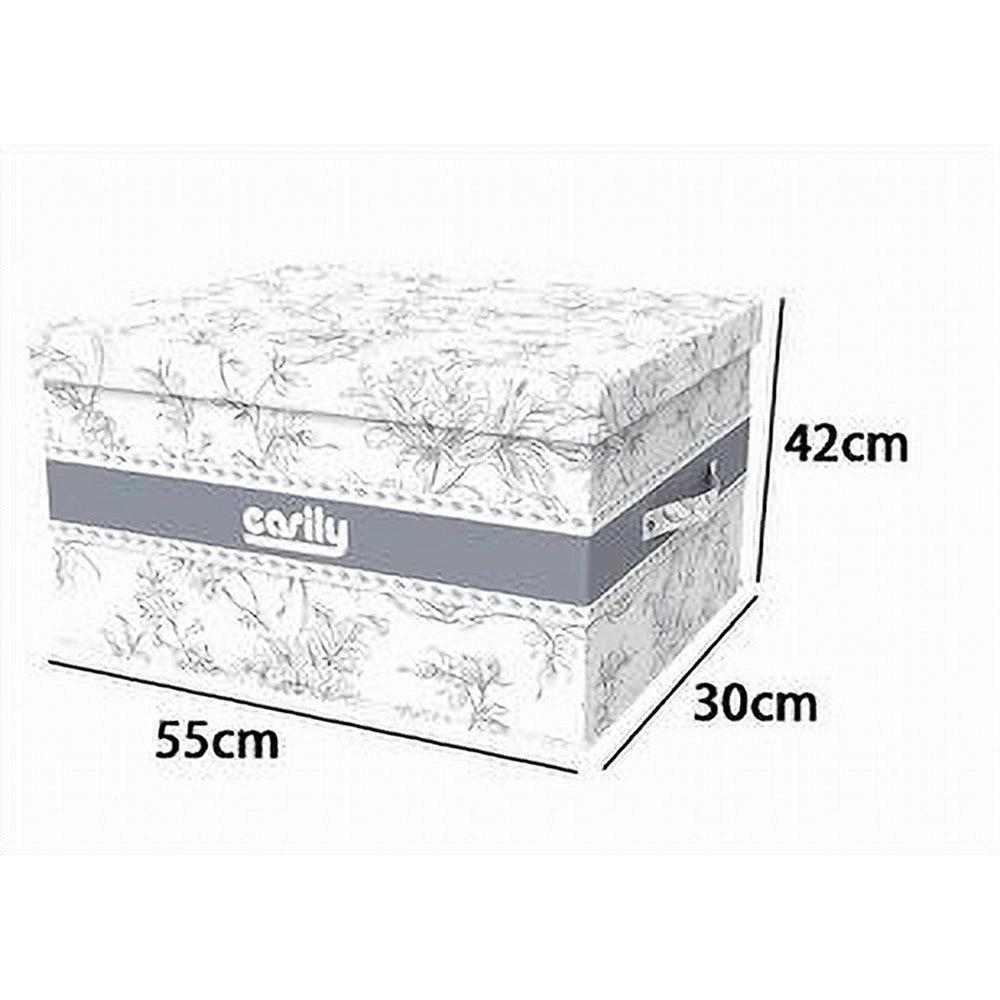 Trade Shop - Box Portatutto Scatola Salvaspazio Contenitore Organizer 55x42x30cm Fantasia 87323 -