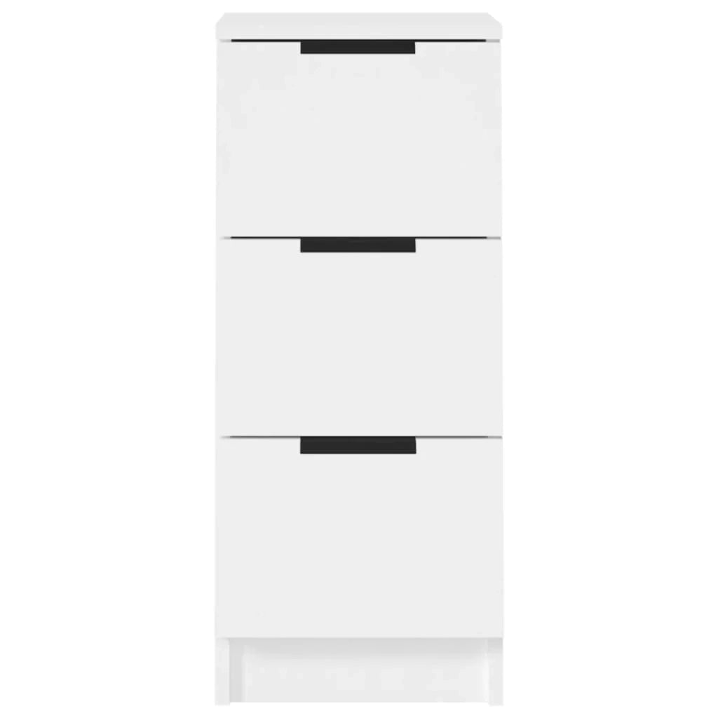 Buffet credenza cassettiera armadio mobile contenitore organizer per cucina soggiorno salotto 30 x 30 x 70 cm legno ingegnerizzato bianco 02_0030222