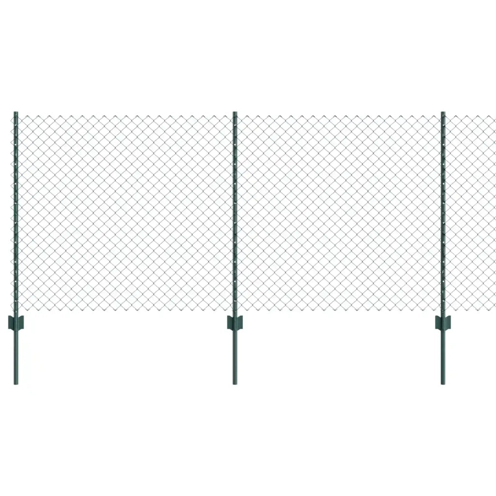 Recinzione a maglie con palo 25 x 1 m Acciaio rivestito in PVC 3336248