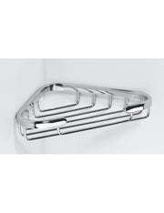 CYTRO portasapone angolare in ottone cromato 23x13x3 cm