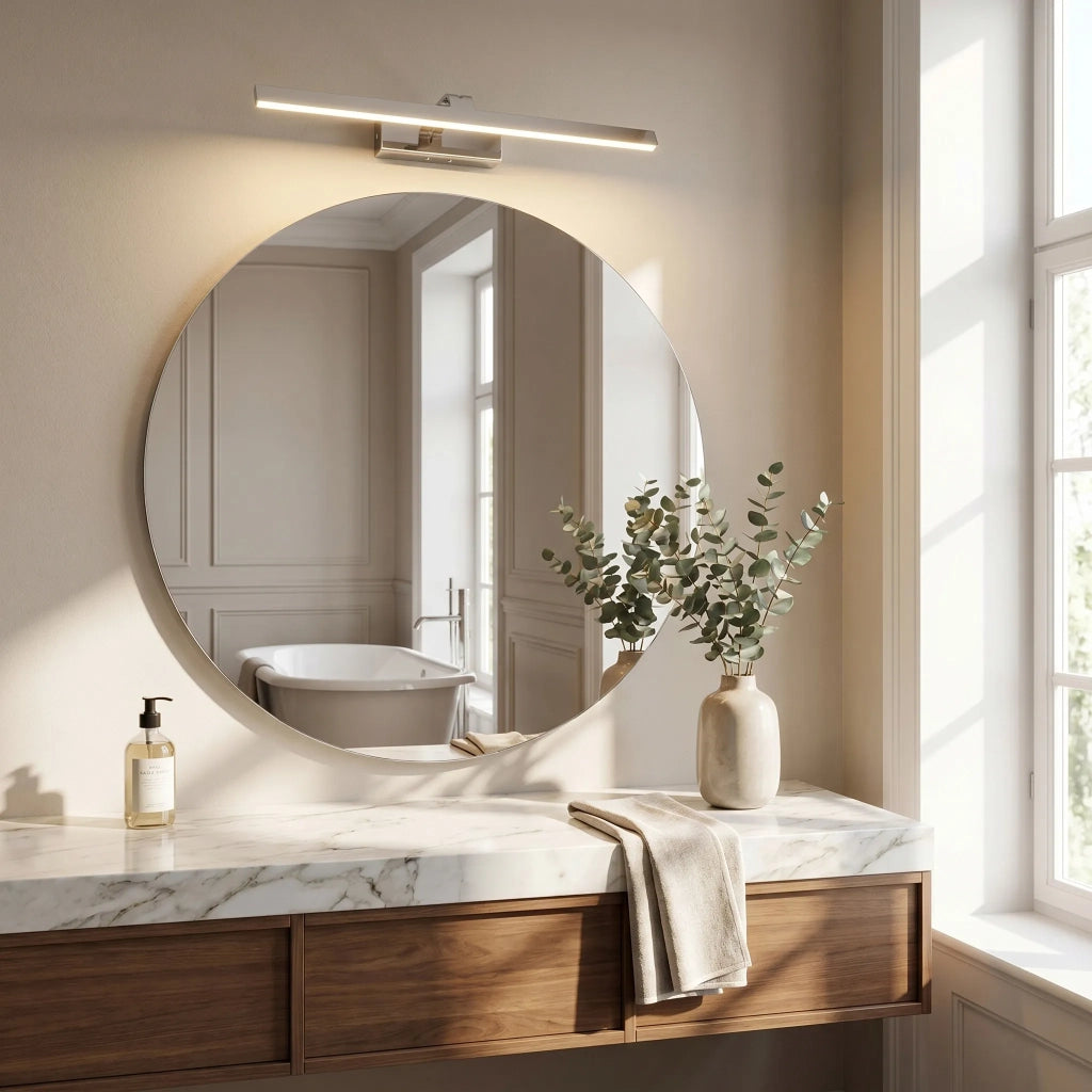 Applique Da Bagno Led Swe002-1w 58cm Chrome