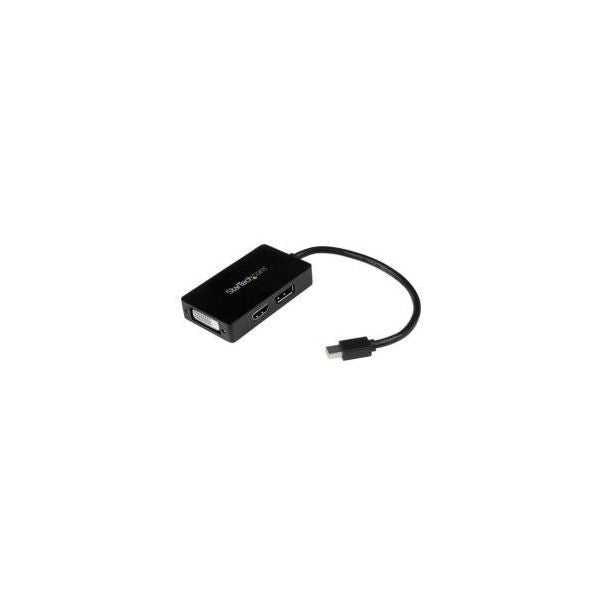 Startech.com adattatore mini displayport a displayport/dvi/hdmi – convertitore mdp 3 in 1 - MDP2DPDVHD