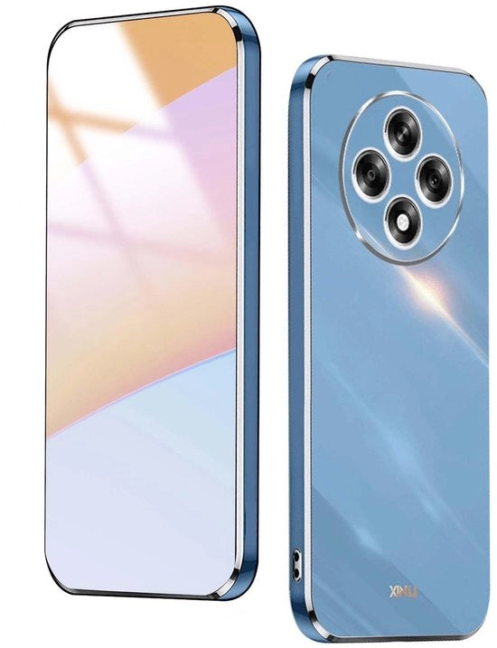 Hoesa per OPPO Reno 12F 5G con Design a Elettrodiplating in TPU Flessibile