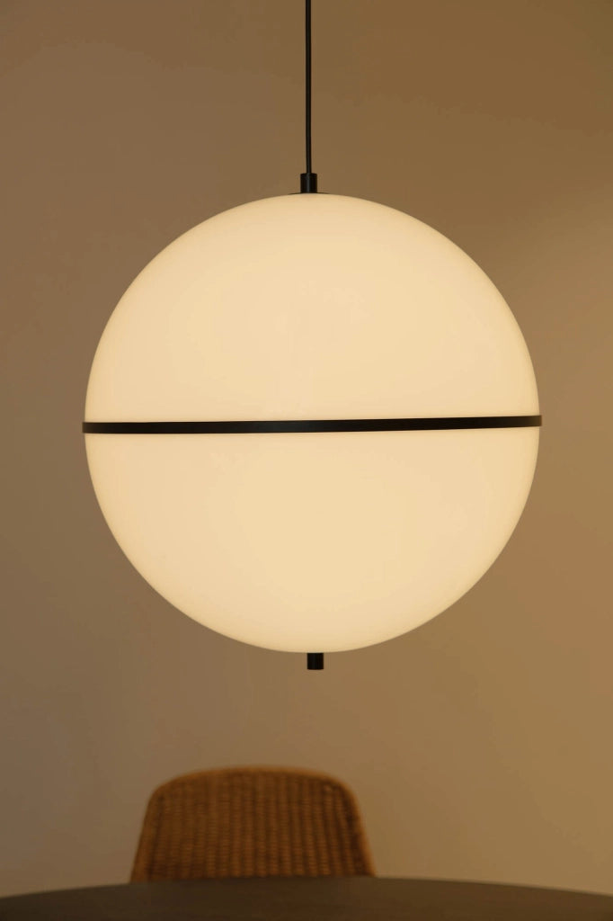 DOME M Lampada sospensione nera