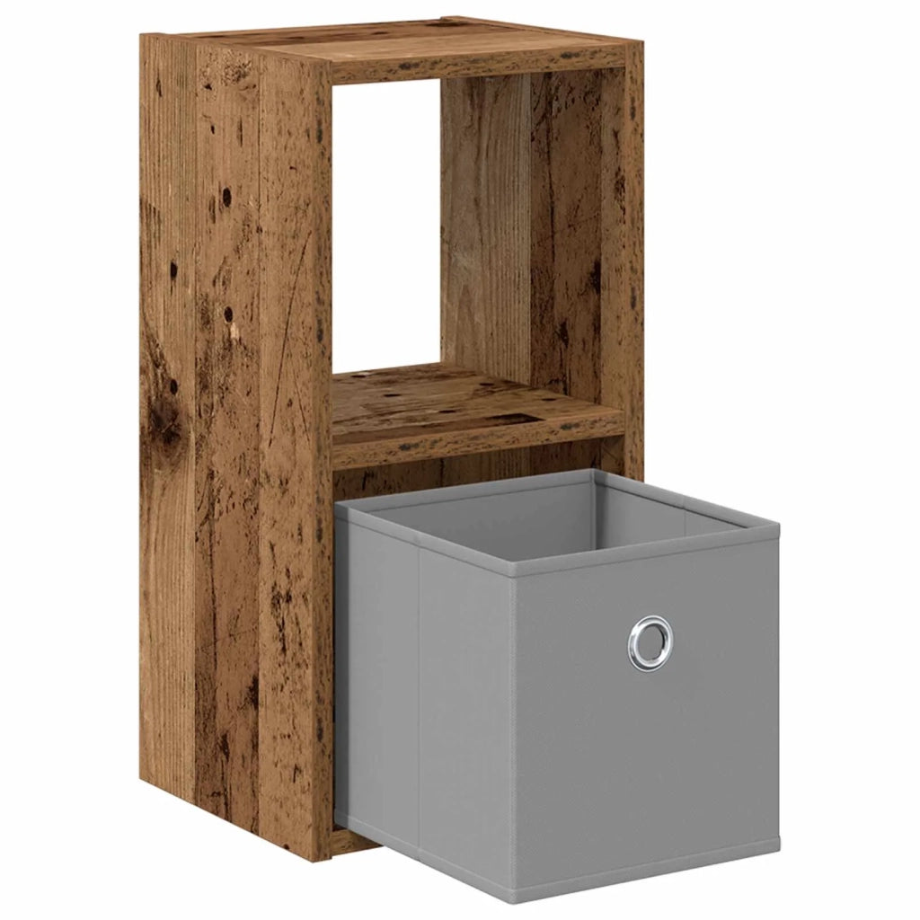 Comodino con cassetto 2 pcs Legno vecchio 25,5 x 22 x 49,5 cm 8000609