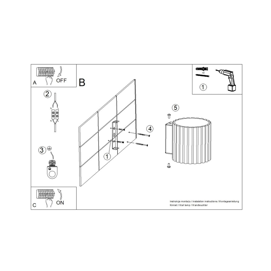 Applique moderna mocca tubo 10cm su-giù G9 10W VISTAO