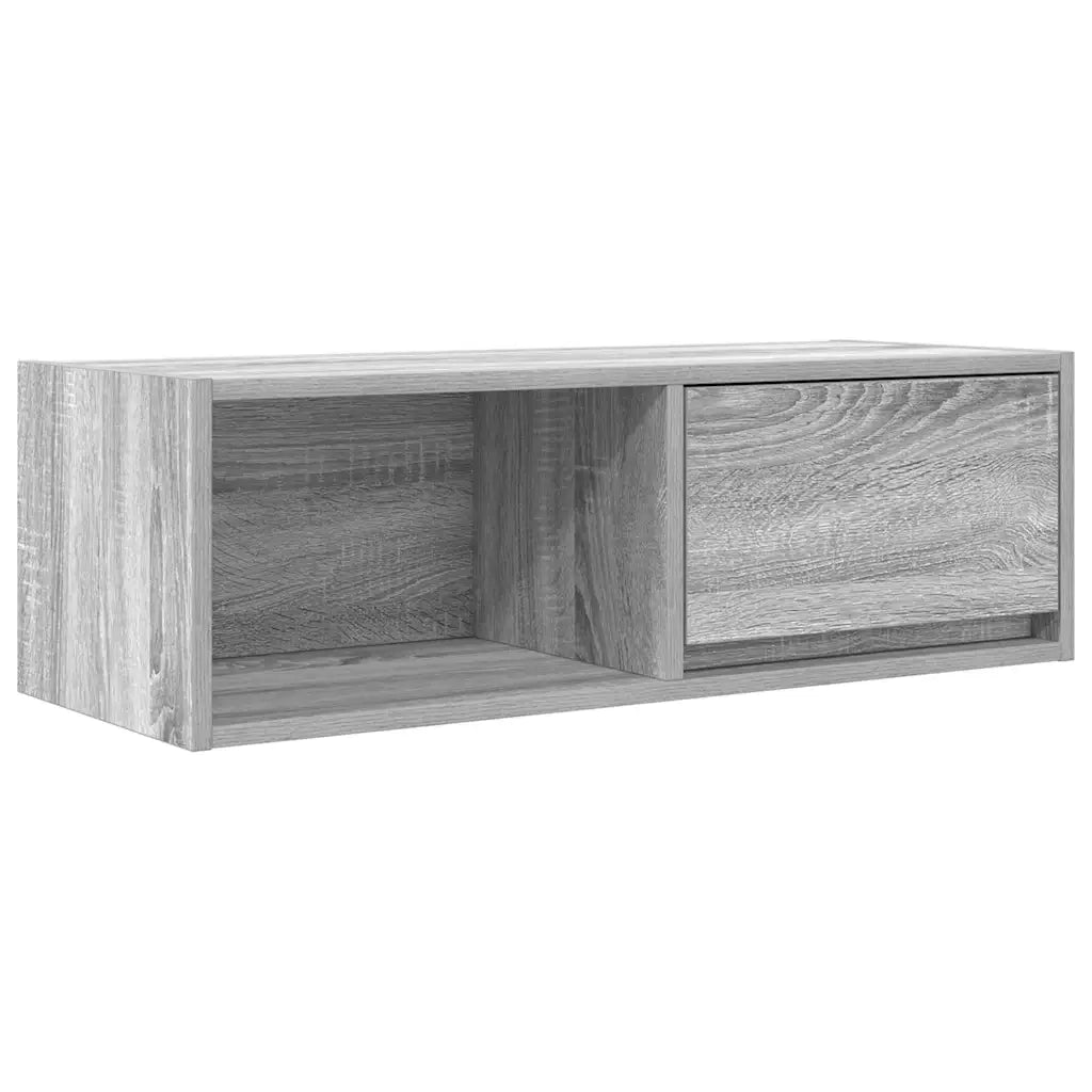 Mobili TV 2pz Grigio Sonoma 80x31x25,5 cm Legno Multistrato 861465