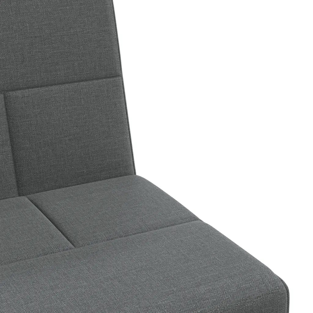 Divano letto | Sof¨¤ letto | Letto singolo con Portabicchieri in Tessuto Grigio Scuro