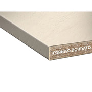 Top bordato per cucina beige cemento 220 cm.