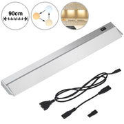 Lampada Luce Sottopensile 90 cm Mobili Cucina Armadio Barra 90 LED in Alluminio