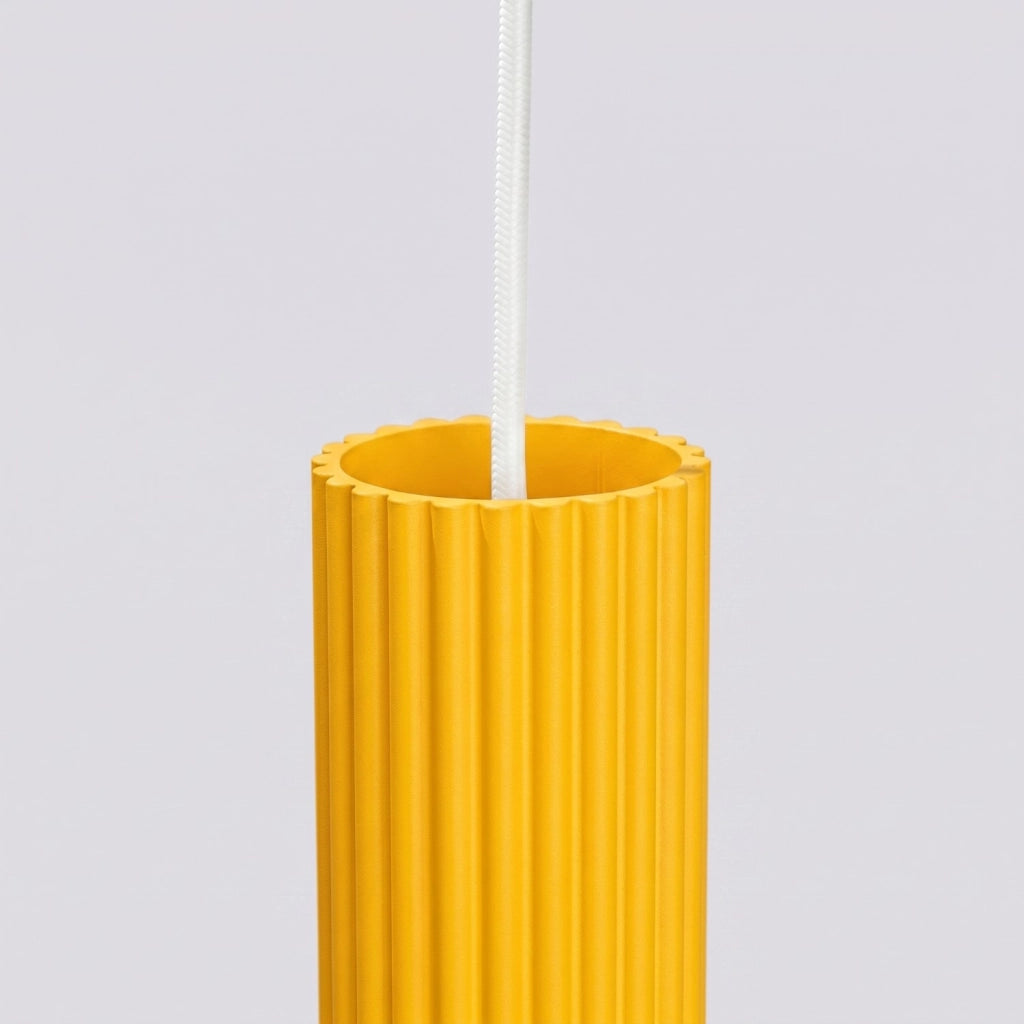 Lampada a sospensione KARBON 3P giallo