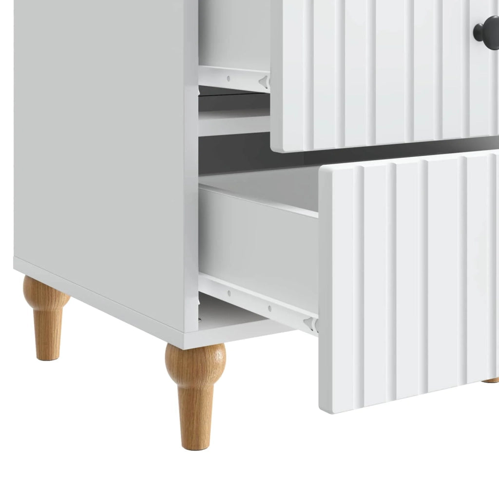 Armadio da Notte Bianco 43x 41 x 66,5 cm Legno ingegnerizzato 894095