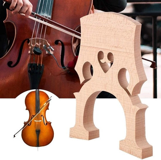 Accessori per Cello - Ponte Professionale - Legno di Quercia - Pezzi di Ricambio - Cello Accessori - Alta Sostenibilità - Buon Suono - Ponte per Cello 

Modello: Cello Brug Professioneel 
Codice: 
Specifica: Esdoorn Hout