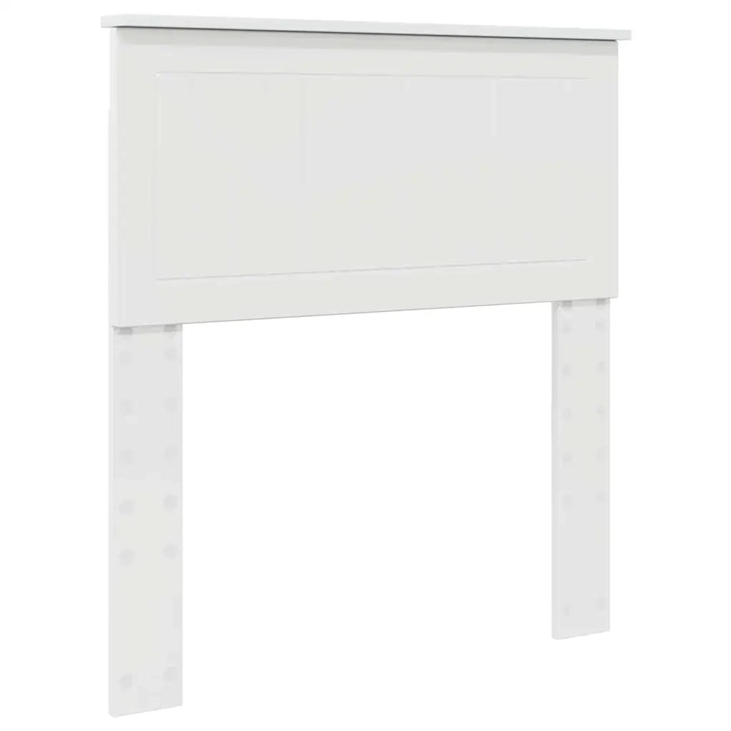 Testiera-Testata-Testiera Decorativa Bianco Lucido 80 cm Legno multistrato 847536