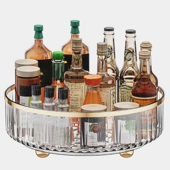 Organizzatore di Spezie Rotante - Transparenza - Raccoglitore di Spezie per la Cucina - Opificio Rotante per Spezie - Organizzatore e Raccoglitore per la Cucina - Tavolo Rotante a Disco Circolare 

Modello: 
Specifica: Transparante