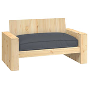 Cuscino per sedie | Cuscino Antracite 120 x 80 x 12 cm Tessuto Oxford