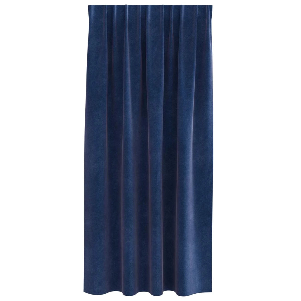 Tende oscuranti 2 pcs Blu Scuro 140 x 175 cm Velluto 4107199
