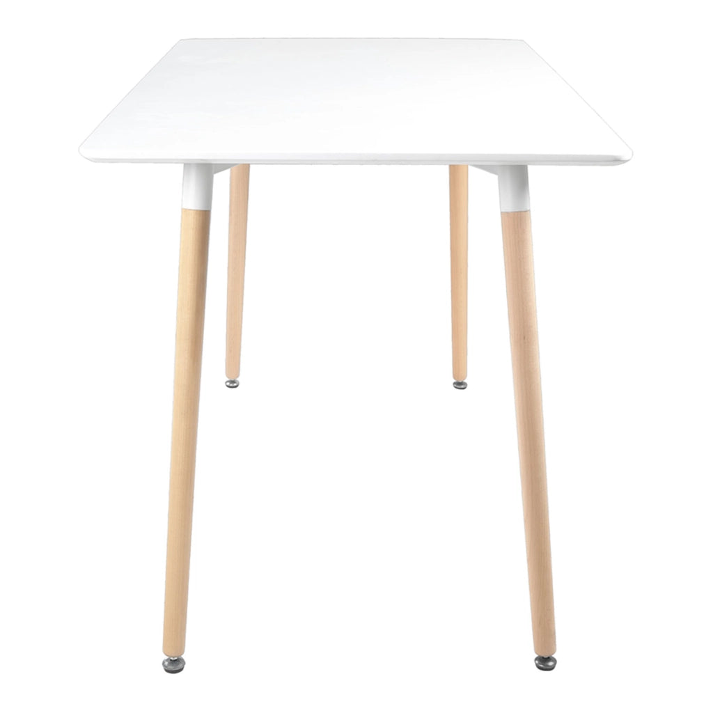 Tavolo rettangolare 120 × 70 cm bianco PIA