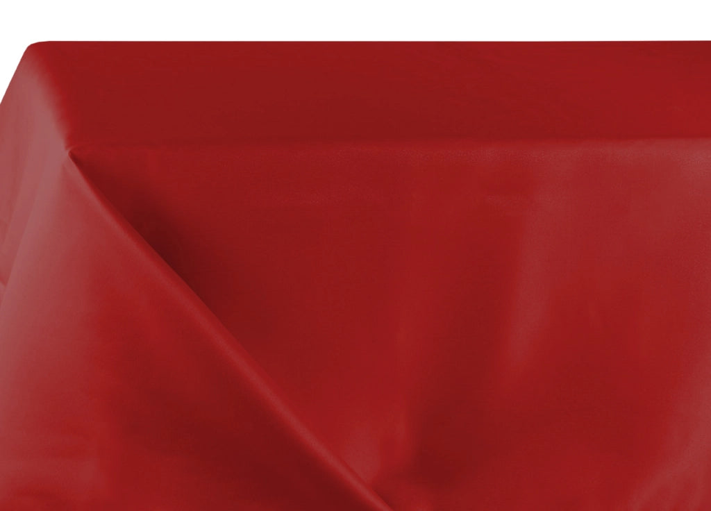 Tovaglia Cucina Soggiorno Antimacchia Idrorepellente In Lurex Tinta Unita - 140x180cm - Rosso-Glitter