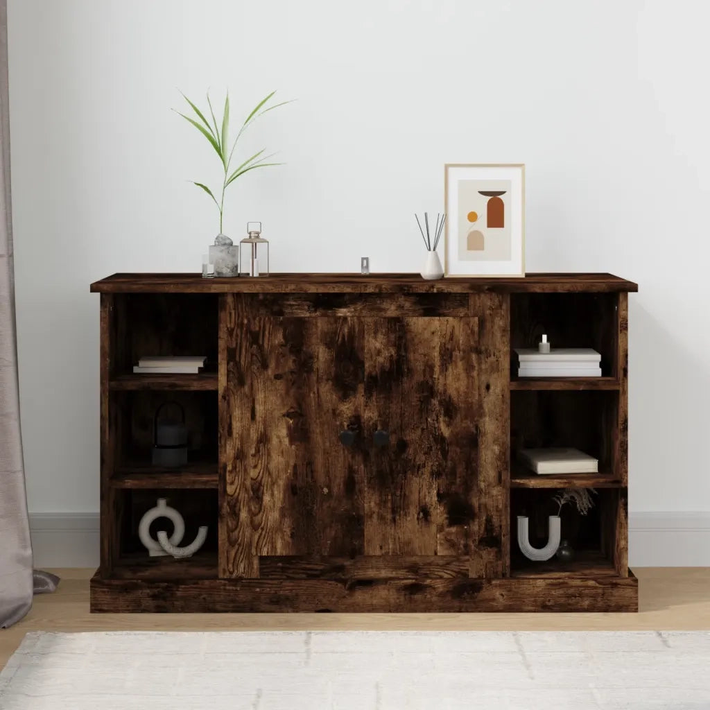 Credenza Rovere Fumo 100x35,5x60 cm in Legno Multistratocod mxl 79035