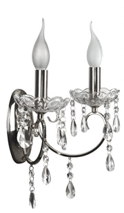 Applique Candellux Aurora 22-96138 2xE14 cromo cristallo