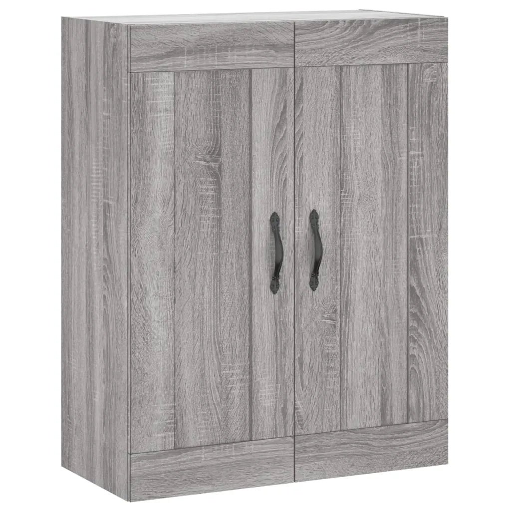 Credenza Grigio Sonoma 69,5x34x180 cm in Legno Multistrato 3200039
