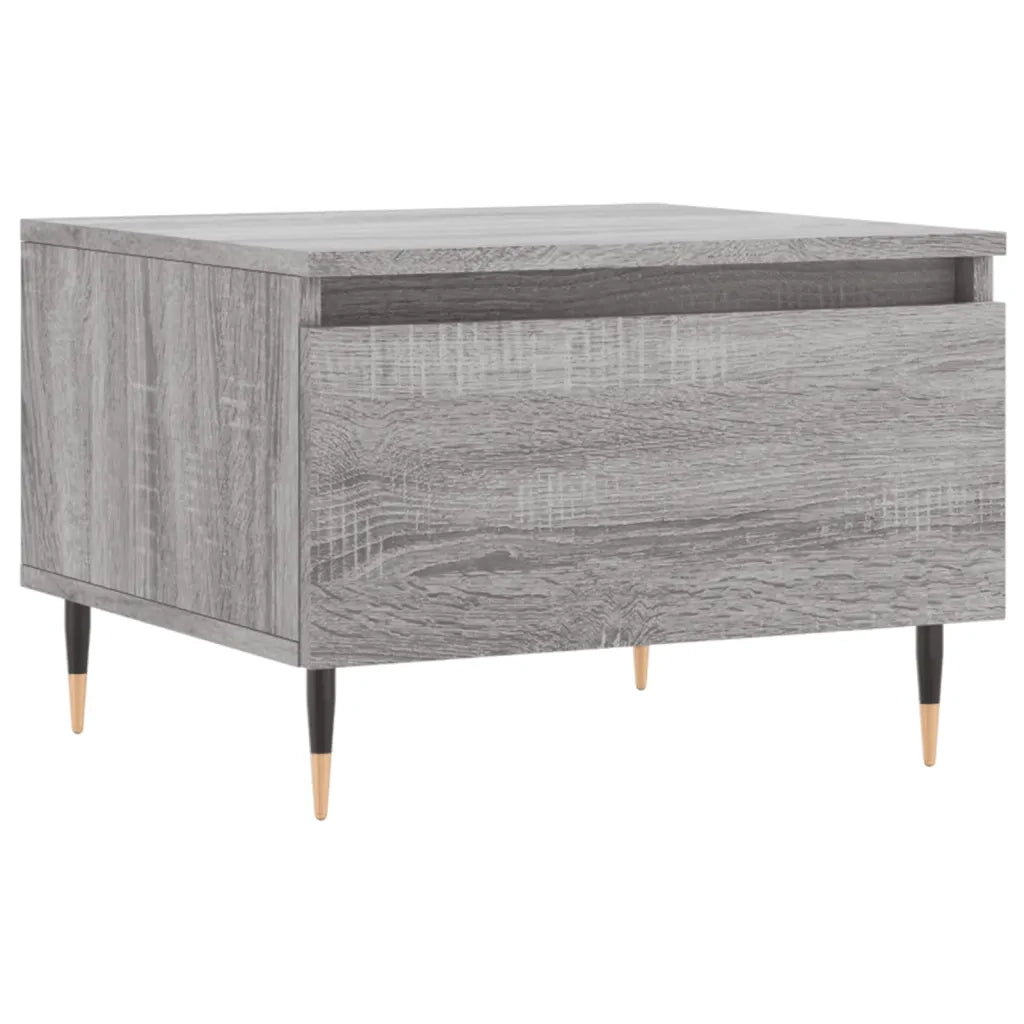 2 pz Tavolini salotto | Tavolino da caff¨¨ | Tavolino da Soggiorno Grigio Sonoma 50x46x35cm Legno Multistrato