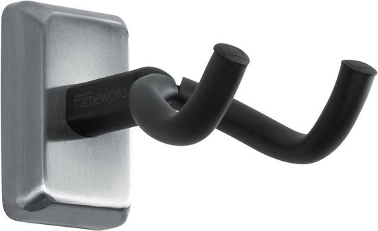 Wandhanger Acustico e Elettrico Chitarra con Piattaforma di Montaggio Satin Cromo