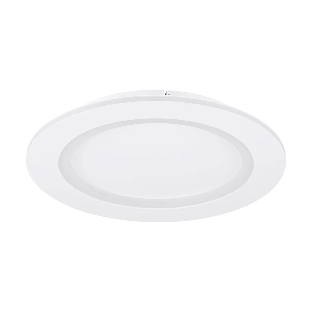 Plafoniera Contemporanea Padrogiano-Z Acciaio Bianco Luce Led Integrato 26,5W