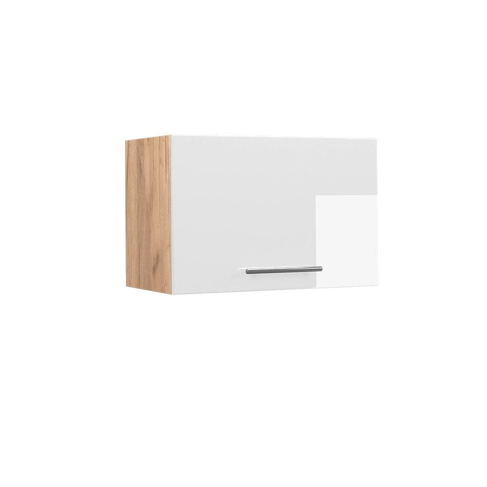 Vicco Pensile da cucina Bianco lucido 60 cm Piatto