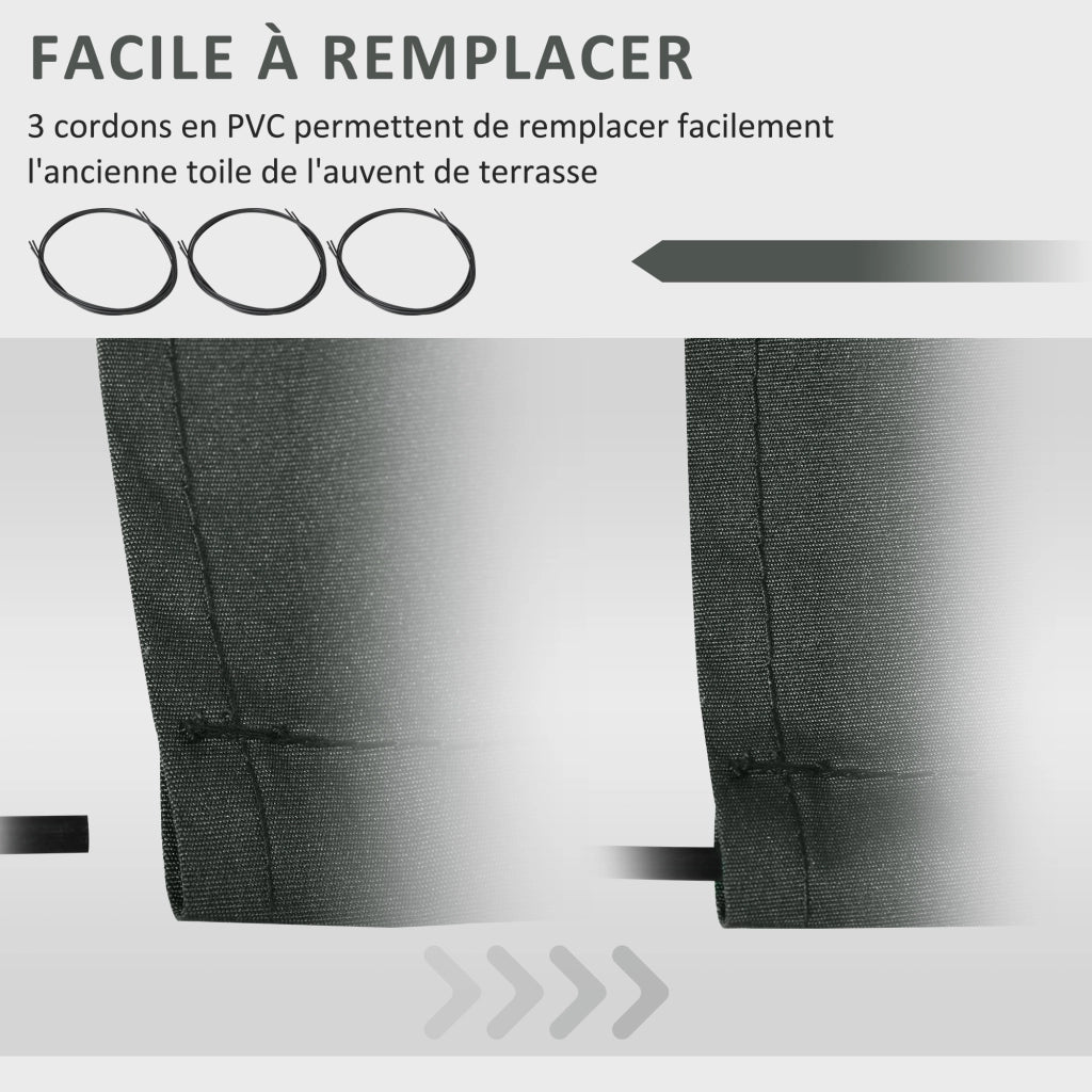 Telo di Ricambio per Tenda da Sole ¨C Xylo ¨C Poliestere 280g/m2 Anti-UV Grigio